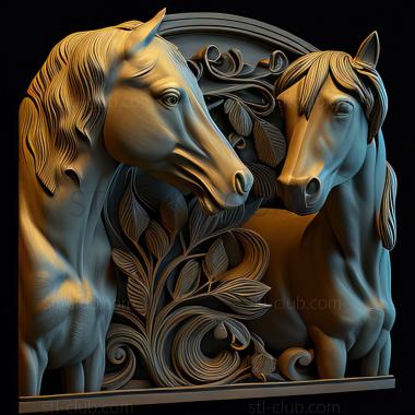 3D model st Polly and Molly famous animal (STL)